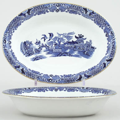 Dish oval c1950 or 60s